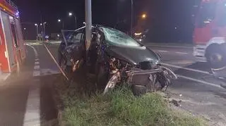 Kierowca seata trafił do szpitala. Niedługo potem został wypisany
