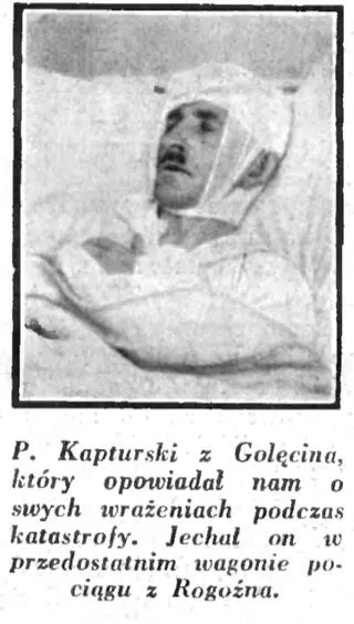 Stanisław Kapturski miał urazy głowy i kończyn