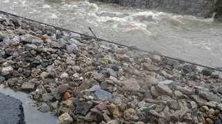 Nad ranem woda nieco opadła