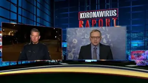 Fragment programu "Koronawirus. Raport"