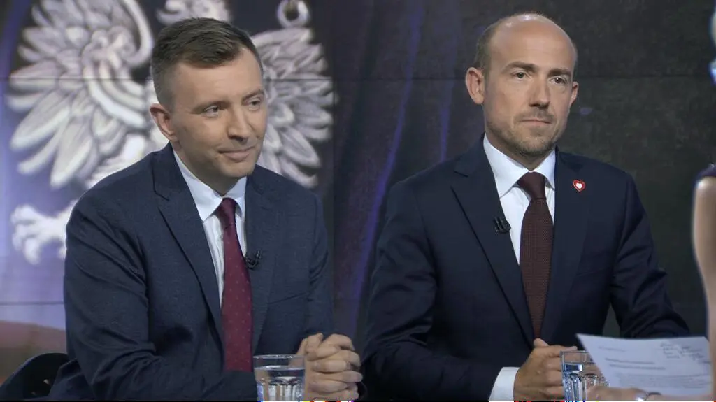 Łukasz Schreiber i Borys Budka w "Faktach po Faktach" 