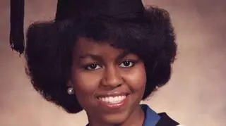 Studentka Michelle Michelle LaVaughn Robinson (wkrótce Obama)
