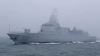 Nanchang, pierwszy z nowej chińskiej klasy niszczycieli typu 055