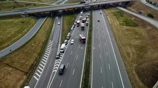 Do zderzenia pojazdów doszło na A4, na wysokości Krakowa