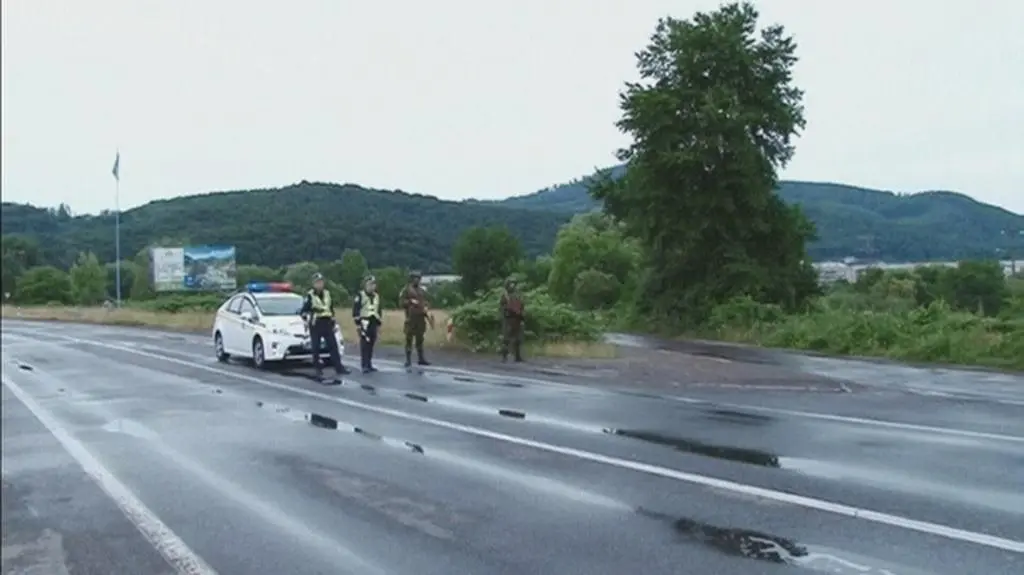 Po strzelaninie w Mukaczewo w Zakarpaciu wciąż panuje napięta sytuacja