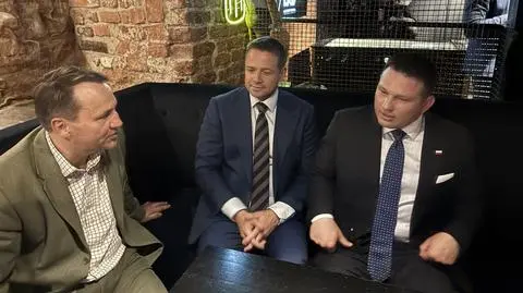 Sikorski, Trzaskowski i Mentzen w pubie