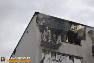 Straty spowodowane pożarem - jak informują strażacy, są ogromne 