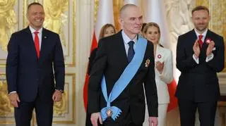 Andrzej Poczobut z Orderem Orła Białego