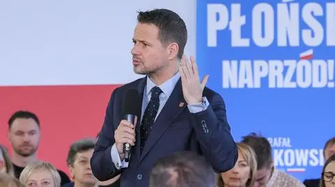 Rafał Trzaskowski w Płońsku