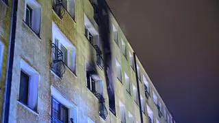 Pożar w Koszalinie