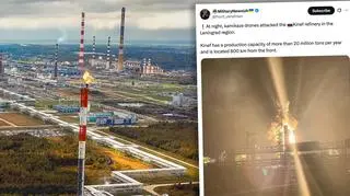 Ważna rosyjska rafineria w ogniu. Ukraińskie wojsko o udanym ataku