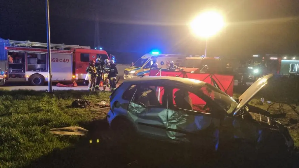 Śmiertelny wypadek w Gołębinie