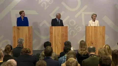 Konferencja po zakończeniu szczytu Unii Europejskiej w  Kopenhadze