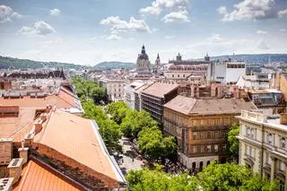 Budapeszt, widok na aleję Andrássyego