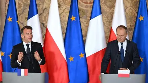 Emmanuel Macron i Donald Tusk