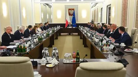 Posiedzenie rządu premiera Donalda Tuska