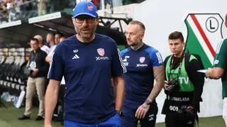 Marek Papszun został trenerem Legii. Tu na Łazienkowskiej jeszcze w barwach Rakowa