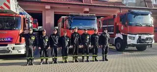 Hołd dla poległego strażaka