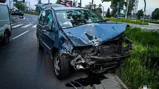 Kierująca volkswagenem nie ustąpiła pierwszeństwa