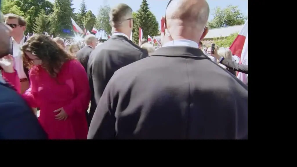 Nawrocki spóźnił się na przemówienie Kaczyńskiego