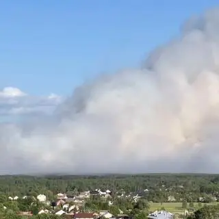 Pożar lasu