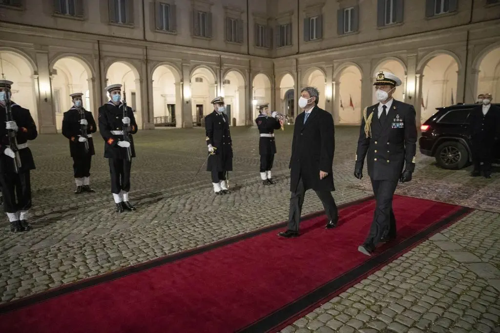 Roberto Fico przyjechał do pałacu prezydenckiego na Kwirynale
