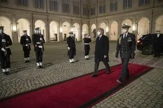 Roberto Fico przyjechał do pałacu prezydenckiego na Kwirynale