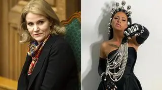 Była premier Helle Thorning Schmidt i raperka Tessa 
