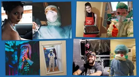 Od kilku tygodni pracowników ochrony zdrowia widujemy w kombinezonach i maskach. Właśnie je zrzucili i mówią jednym głosem: halo, pod tym strojem wciąż jest człowiek, nie maszyna.  