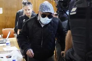 Husamettin Dogan podczas rozprawy