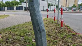 Skrzyżowanie ulic Północnej i Kasztanowej w Kutnie