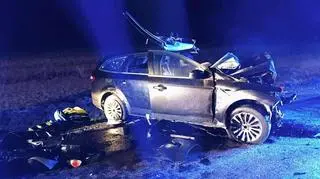 Wypadek w pobliżu Bańskiej Bystrzycy