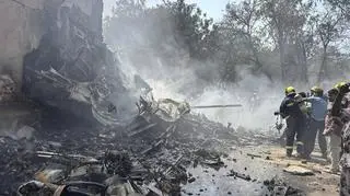 Samolot pasażerski rozbił się w Ahmadabadzie w Indiach