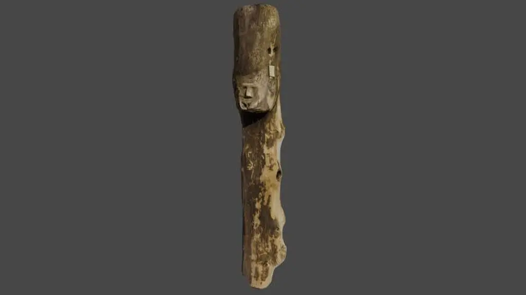 Trójwymiarowy model "twarzy z Lednicy"