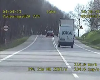 28 punktów karnych w ciągu minuty i zatrzymane prawo jazdy