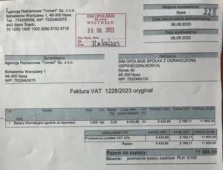 Po majowym spotkaniu kwoty na fakturach agencji reklamowej wzrosły