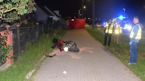Dwoje młodych ludzi zginęło w wypadku motocykla