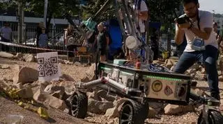 Marsjańskie łaziki na torze w Krakowie