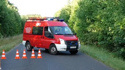 Wypadek w miejscowości Jarnatów (Lubuskie)