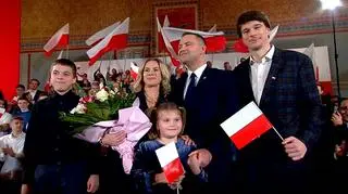 Karol Nawrocki z rodziną