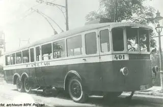 Trolejbus złożony w Poznaniu
