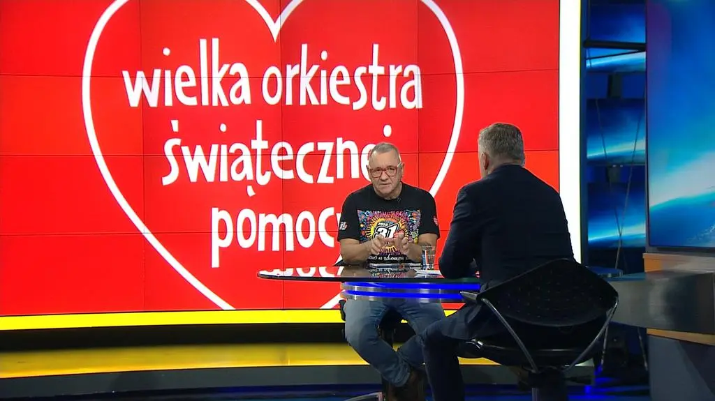 Gościem "Faktów po Faktach" był szef WOŚP Jurek Owsiak.