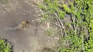 Rurą przerzucali żołnierzy do Kupiańska. Ukraińcy ją wysadzili