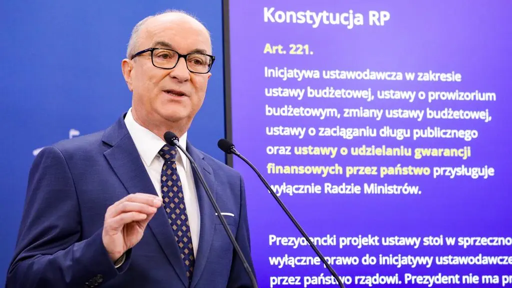 Włodzimierz Czarzasty na konferencji