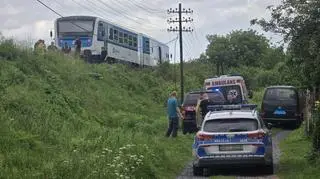 Nie zyje starsza kobieta potrącona przez pociąg
