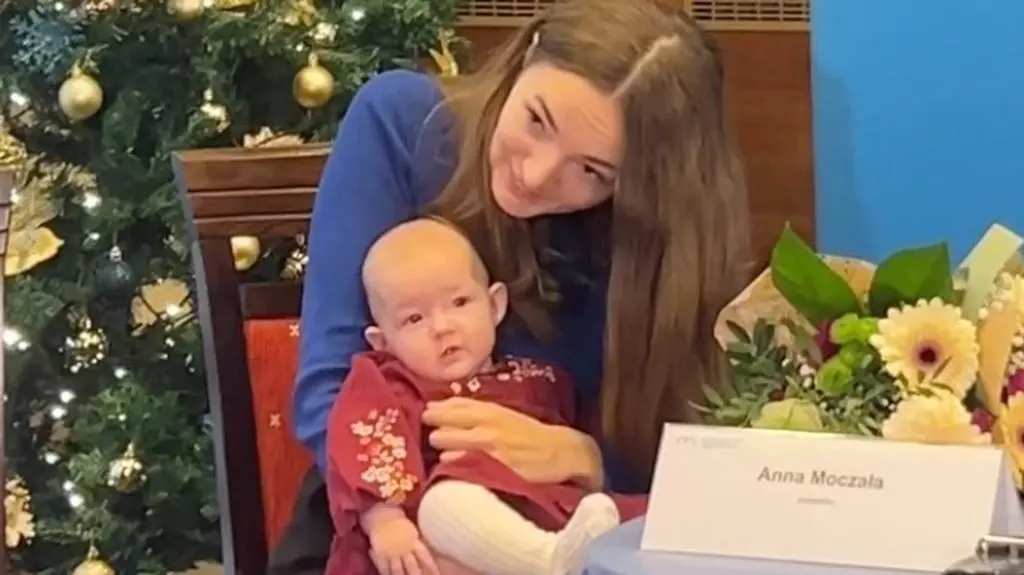 Anna Moczała z córeczką Lidią 