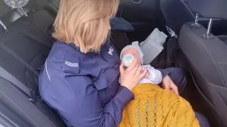 Chłopcem zajęła się policjantka