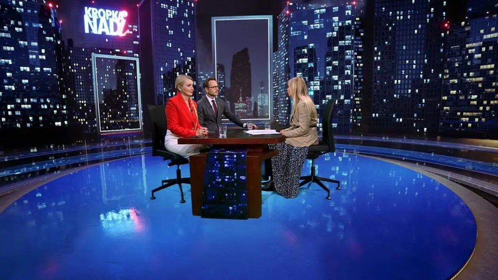 Marta Wcisło i Waldemar Buda w "Kropce nad i" 