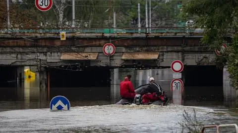 Zalało część Ostrawy. Wody na dwa metry