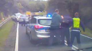 Żary. 41-latek uciekał korytarzem życia